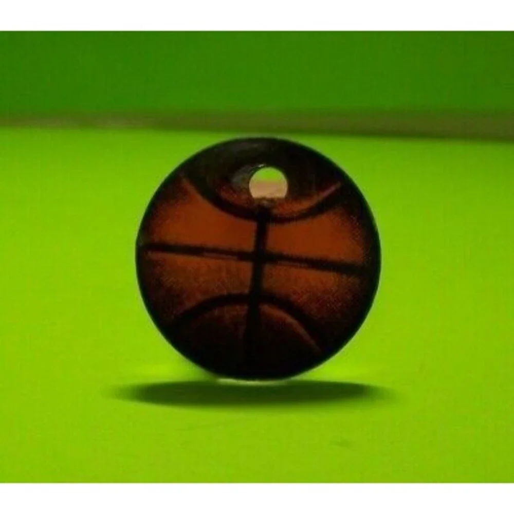 NBA Fastbreak Pinball Plastic Keychain Promo Item Basketball Bally Original NOS